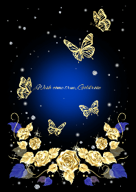 Wish come true,Goldrose & Butterfly Ver5