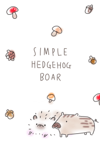 simple Hedgehog boar.