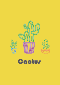 Idyllic /Neon series-Cactus