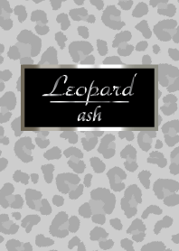 Leopard pattern Ash gray