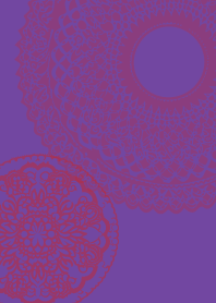 lace pattern on purple