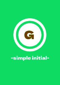 simple initial-G- THEME 91