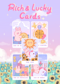 Rich and Lucky cards