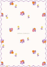 Retro Flower purple