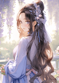 Classical beauty in a flower world