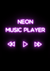 NEON MUSIC PLAYER - PURPLE