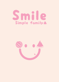 Smile & suika Baby pink