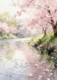 Riverside Sakura Bloom