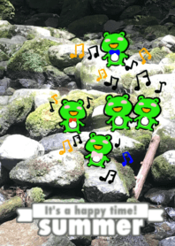 ♪Singing frogs in Japan♪