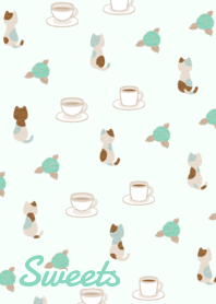 Sweets 004-2 (cat/Mint Green)