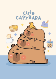 Capybara Cute Blue!