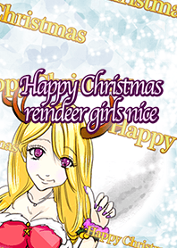ハッピークリスマス トナカイガール いいね