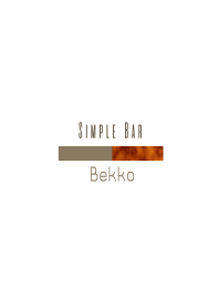 Simple Bar -BEKKO-