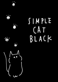 シンプル ねこ くろ ブラック