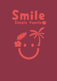 Smile & tropical crimson
