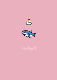 Mochi and surprised shark peach pink.