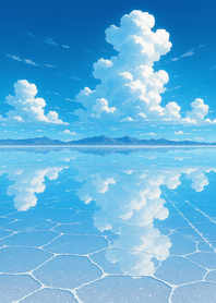 Reflecting Skies Over Endless Calm