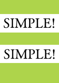 SIMPLE!SIMPLE!j-GREEN-RED