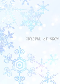 Kristal biru salju-peri