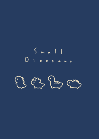 Small Dinosaur / navy skin, navy