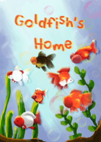 Goldfish cute home
