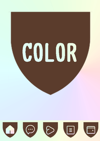 brown color rainbow  X11