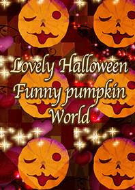 Lovely Halloween Funny pumpkin World