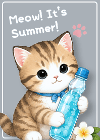 blue Meow! It's Summer!