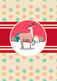 Deer Christmas is you Red