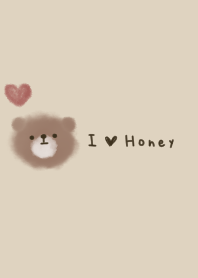 Bear pair. Honey version.
