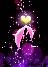 Dance of Dolphins.Ver58 GOLD heart