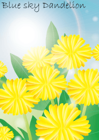 Blue sky Dandelion