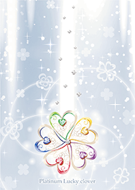 Platinum Lucky clover 4