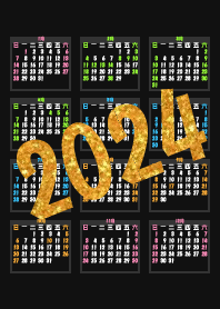 2024 Calendar (Revised Version)