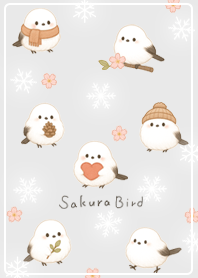 Sakura and Long-tailed Tit 01_2