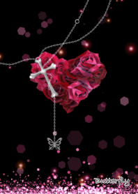 Rose and butterfly