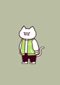 Stadium jacket cat(dusty colors04)