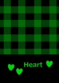 Simple heart and check pattern 5