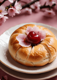 Cherry Blossom Anpan-I LOVE CAKE