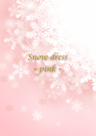 Snow dress *pink
