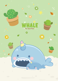 Whale Unicorn Cactus Farm Kawaii