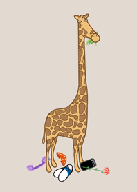 Zoo Cute Giraffe