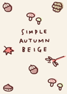 Simple autumn beige