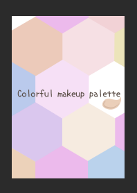 Colorful makeup palette-CHARCOAL GREY