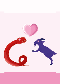 ekst Red (Snake) Love Blue (Sheep)