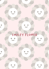 Smiley Flower - Blush Pink