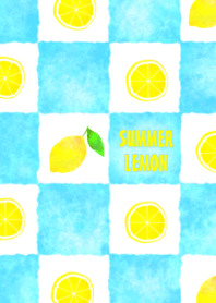 Summer lemon and checker