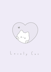 ねことハート / ラベンダー