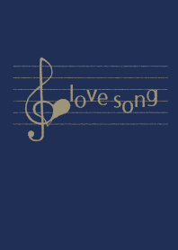 lovesong score Navy blue