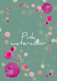 Khaki : Pink watercolor
